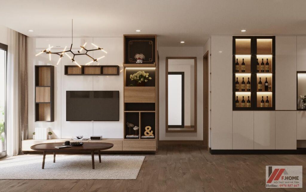 Thi công nội thất chung cư Hà Tĩnh